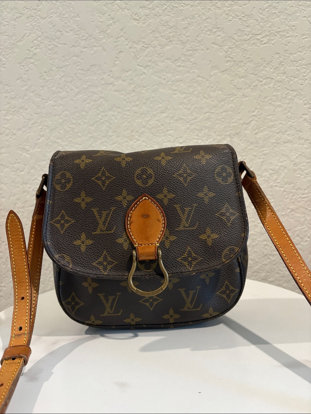 Louis Vuitton LP0970 MM Saint Cloud Brown Monogram Crossbody Bag - Picture 4 of 14